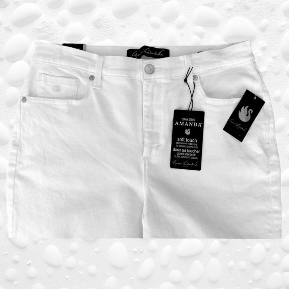 Gloria Vanderbilt NWT AMANDA Vintage White stretch slimming jeans Size: 8 - Picture 3 of 12